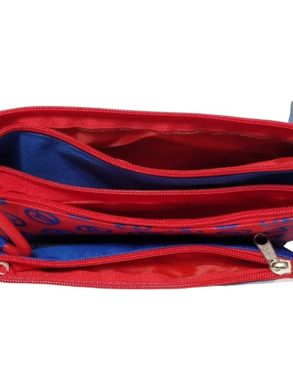 Marvel Avengers 3-Layer Zipper Travel Cosmetic Pencil Case Pouch Set NWT